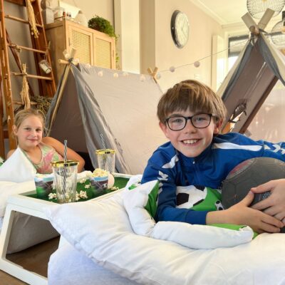 Voetbal slaapfeestje